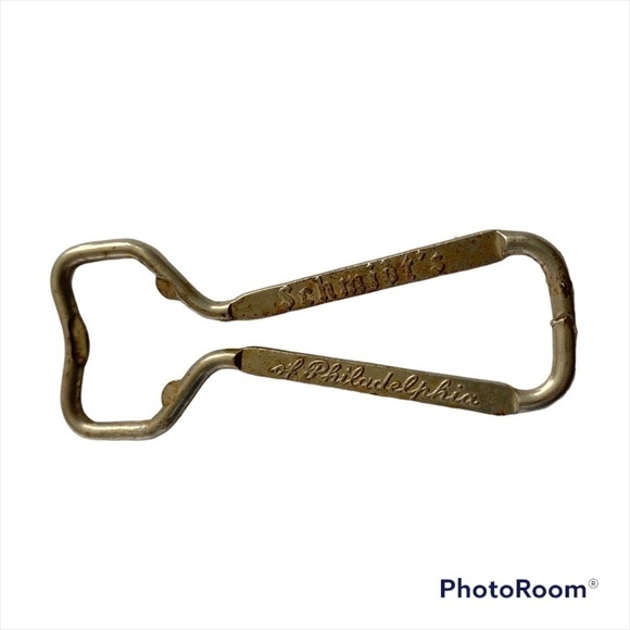 Vintage Schmidts Beer Bottle Opener Philadelphia Metal - Picture 1 of 5